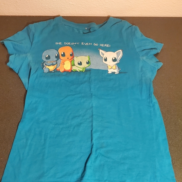 Tee Turtle Mean girls/Digimon/Pokemon t-shirt - Picture 3 of 3
